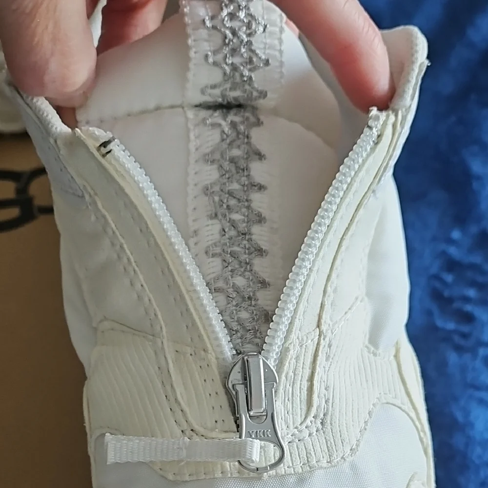 UGG CA805 Women's White/Cream Zip Sneakers - Picture 11 of 16